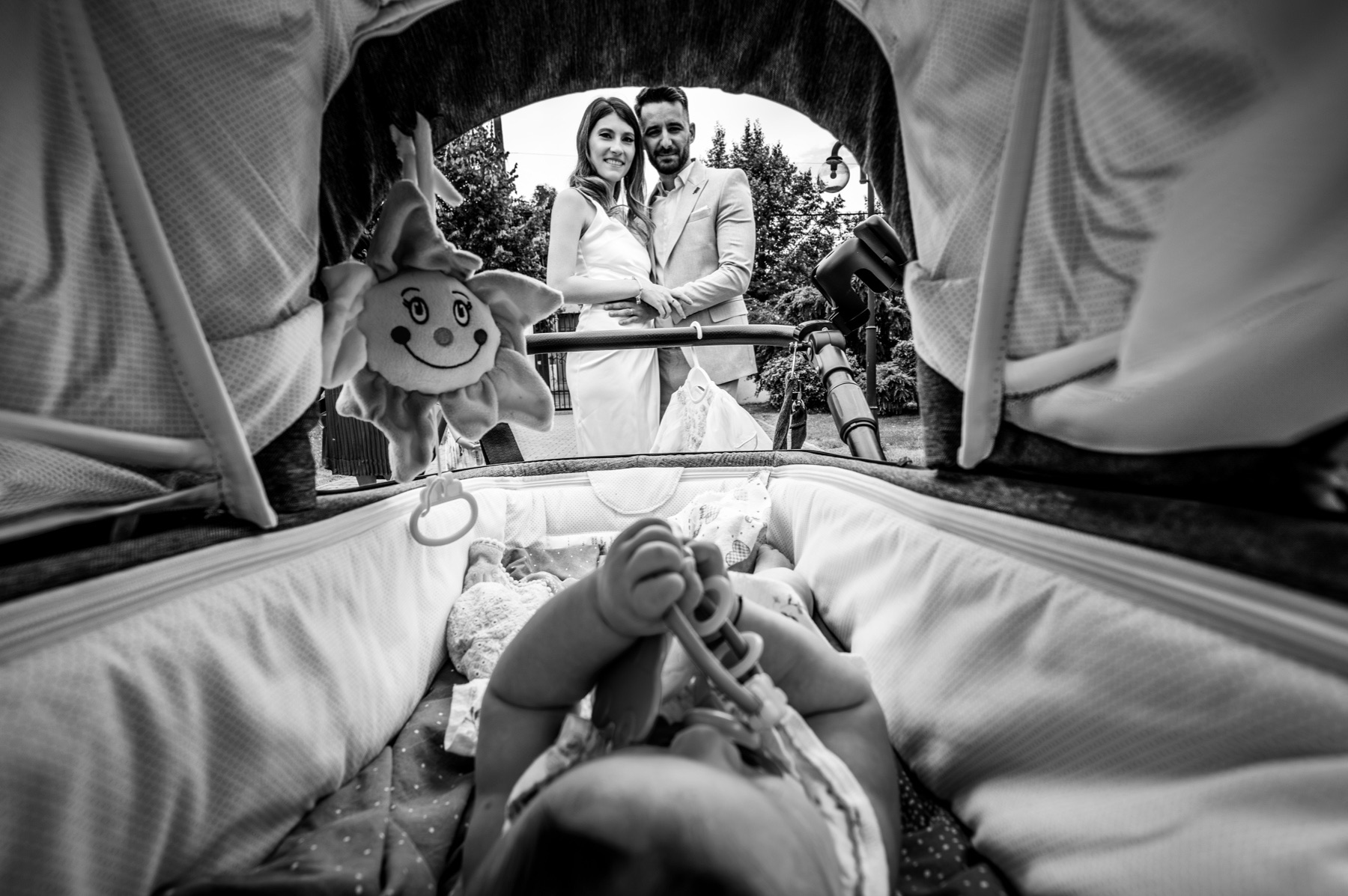 Fotografie de botez în București din portofoliul Cătălin Lazăr